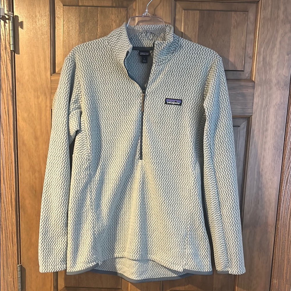 Patagonia Textured Cream Half-Zip Pullover